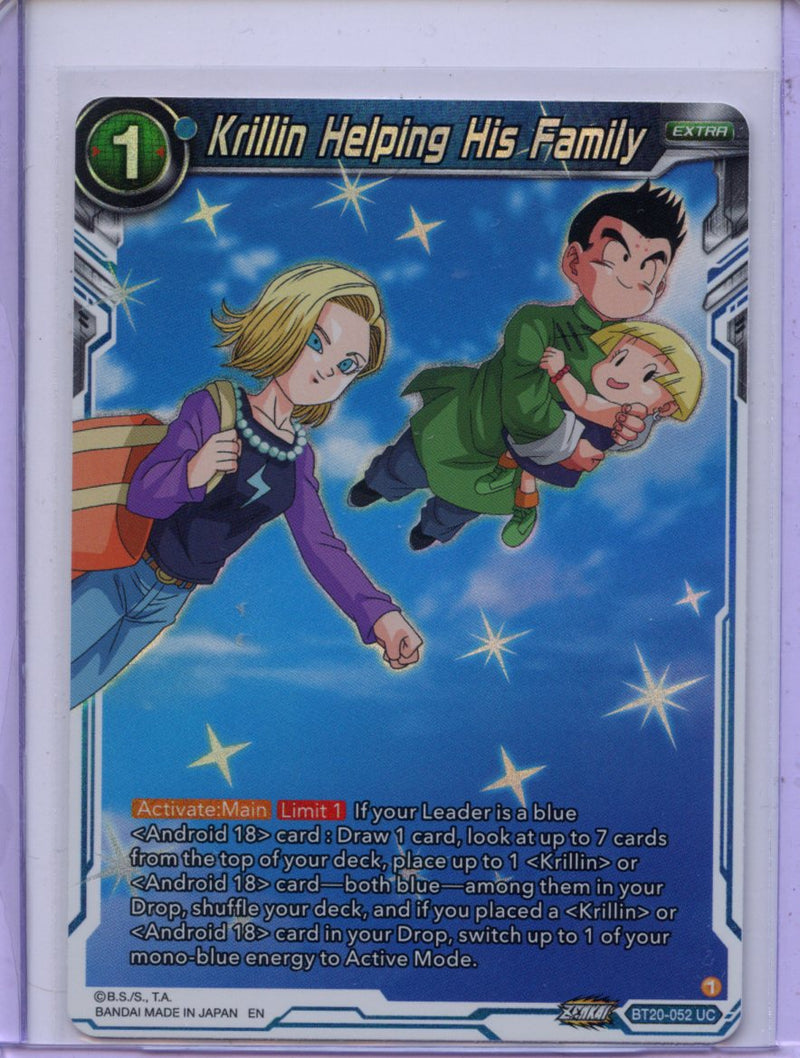 Krillin Helping His Family - Power Absorbed BT20-052 UC Foil