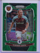2021-22 Panini Prizm Premier League Vladimir Coufal Green Mojo Prizm