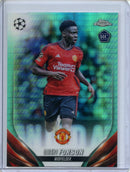 2023-24 Topps Chrome UEFA Omari Forson Aqua Prism Refractor