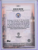 2023-24 Topps Chrome UEFA Kevin De Bruyne London Calling Aqua Wave 48/199