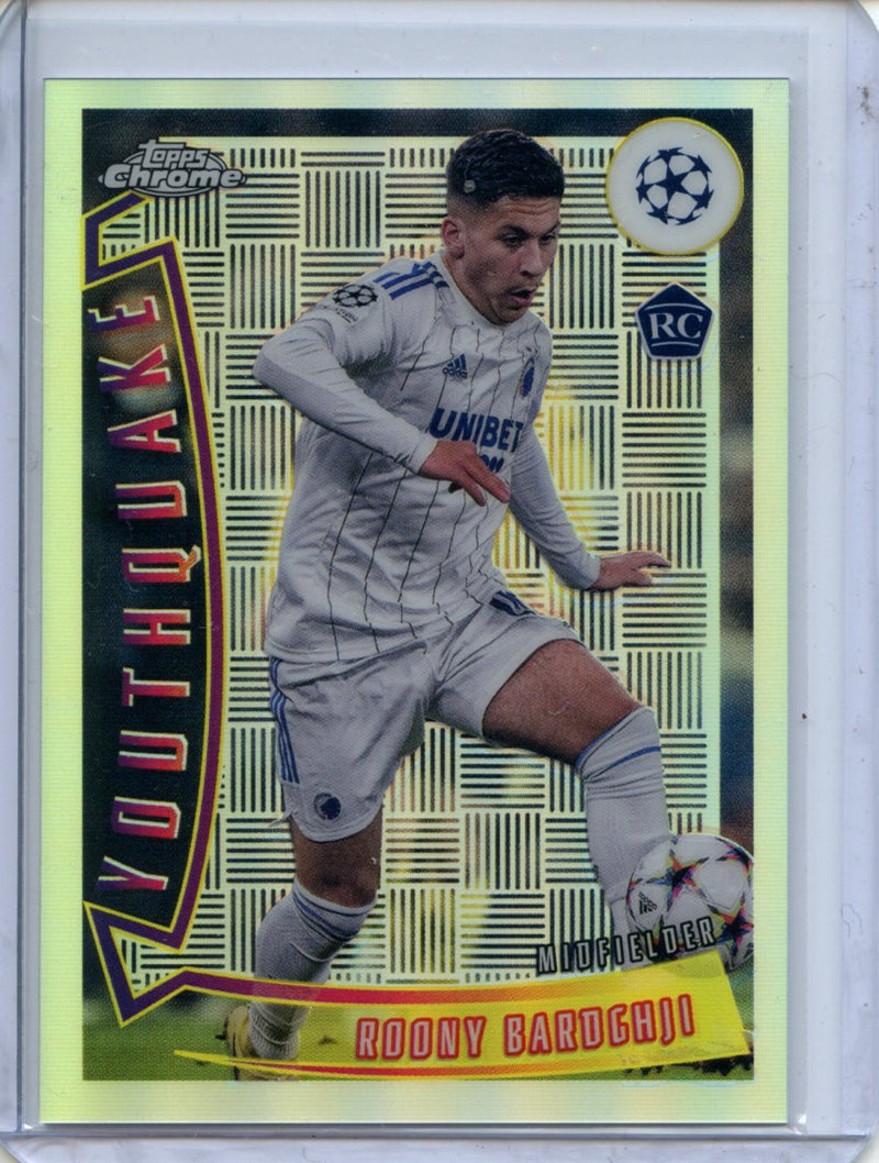 2022-23 Topps Chrome UEFA Roony Bardghji Youthquake