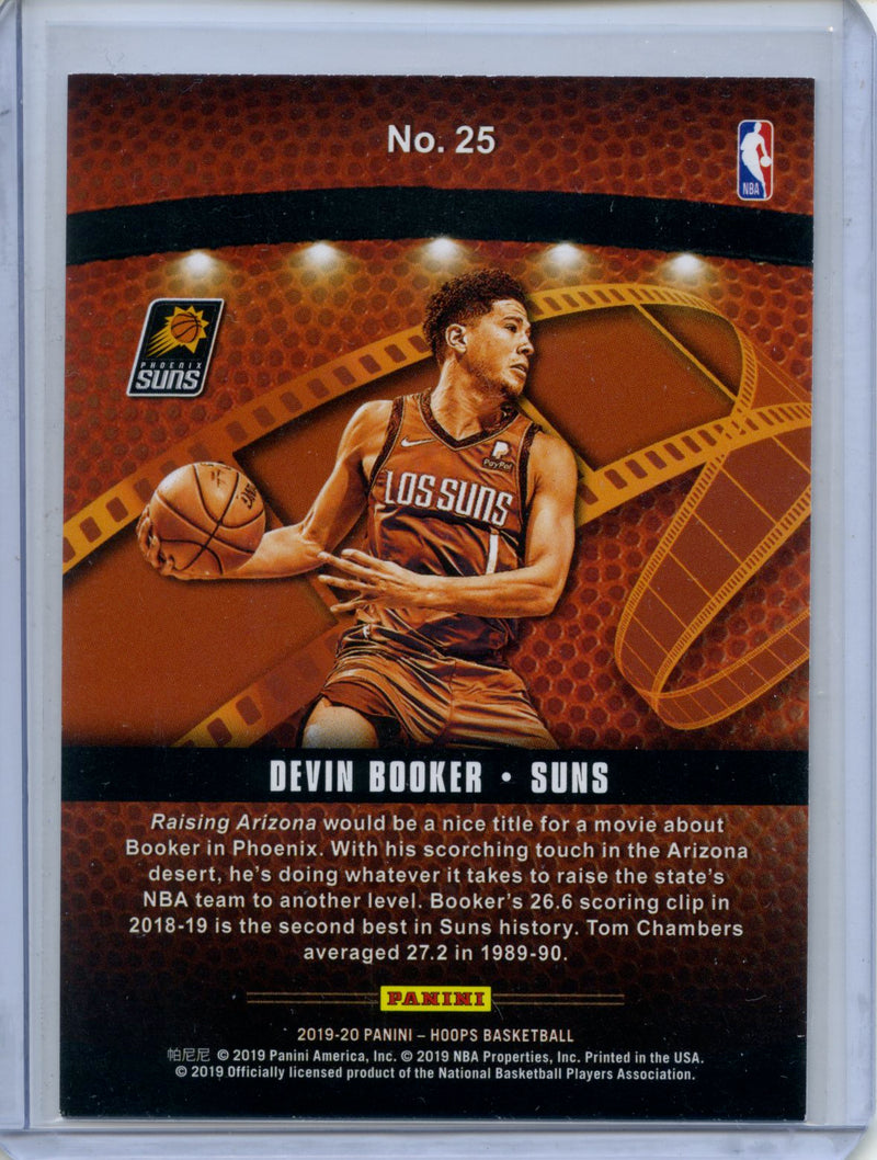 2019-20 NBA Hoops Devin Booker Lights Camera Action