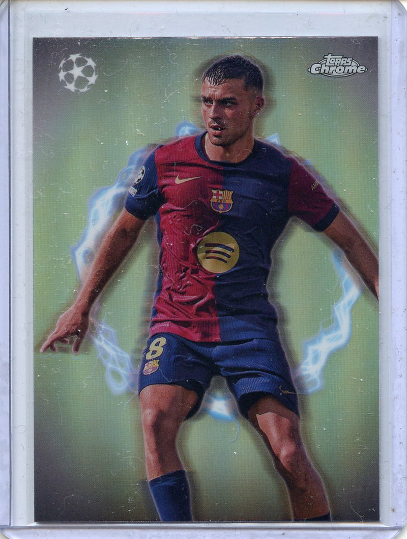 2024-25 Topps Chrome UEFA Club Comps Pedri Circle of Power