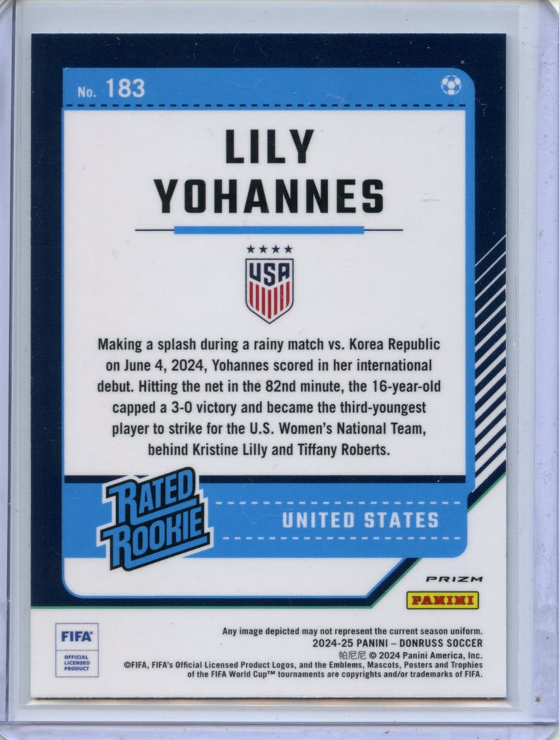 2024-25 Donruss Lily Yohannes Optic Holo