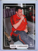 2025-26 Topps Focus Liverpool Jamie Carragher Full Bleed