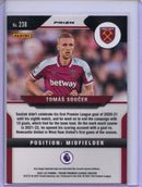 2021-22 Panini Prizm Premier League Tomas Soucek Green Mojo Prizm