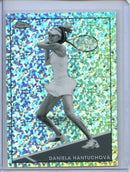 2021 Topps Chrome Tennis Daniela Hantuchova B&W Mini-Diamond