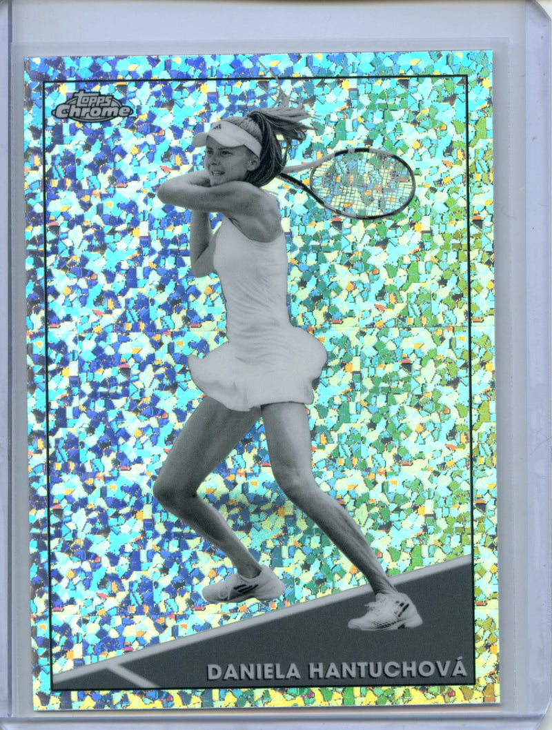 2021 Topps Chrome Tennis Daniela Hantuchova B&W Mini-Diamond