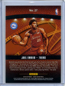 2019-20 NBA Hoops Joel Embiid Lights Camera Action