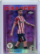 2024-25 Topps Chrome UEFA Club Comps Oihan Sancet Violet Prism 161/299