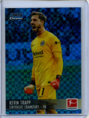 2021-22 Topps Bundesliga Stadium Club Chrome Kevin Trapp Blue X-Fractor