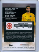 2021-22 Topps Bundesliga Stadium Club Chrome Kevin Trapp Blue X-Fractor