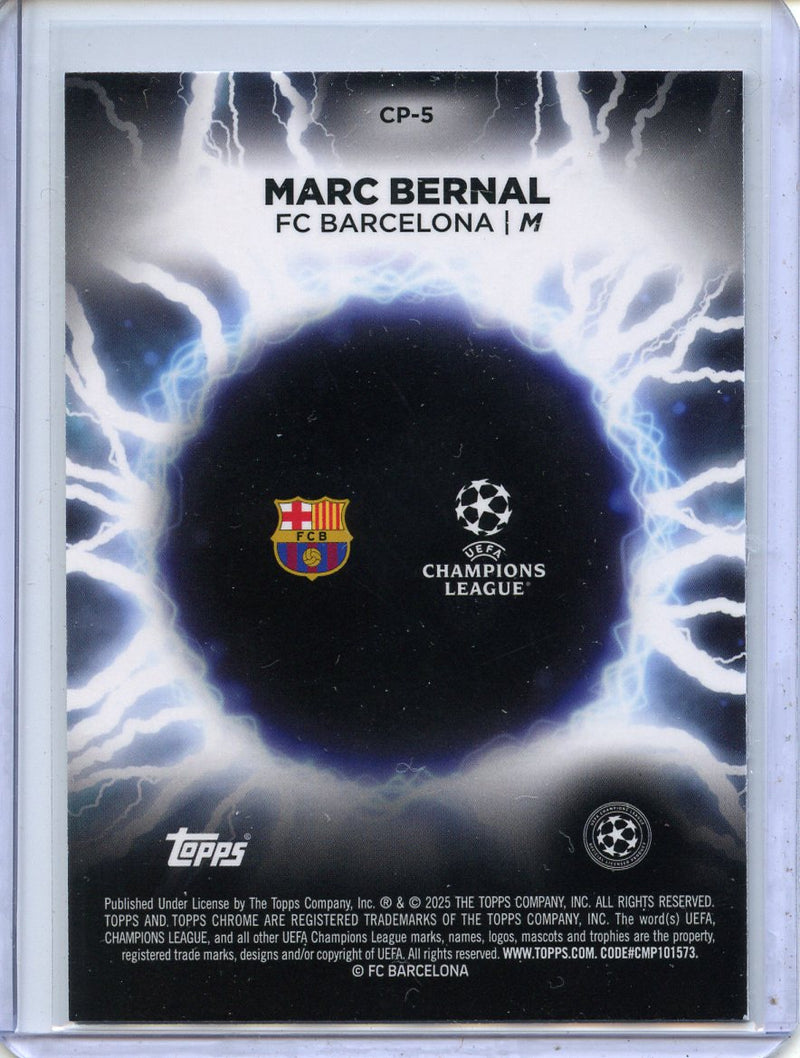 2024-25 Topps Chrome UEFA Club Comps Marc Bernal Circle of Power