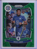 2021-22 Panini Prizm Premier League Reece James Green Mojo Prizm