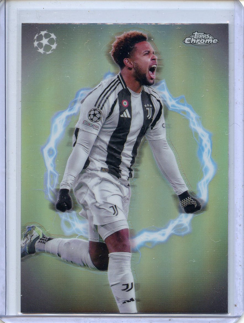 2024-25 Topps Chrome UEFA Club Comps Weston McKennie Circle of Power