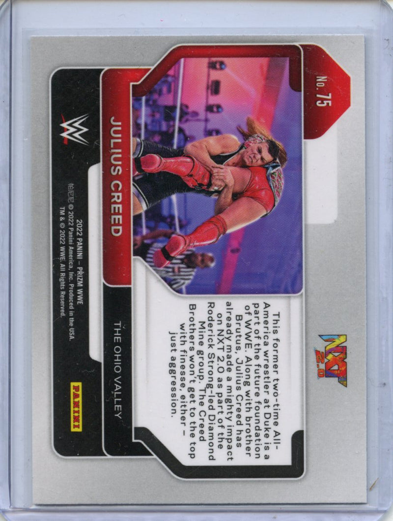 2022 Prizm WWE Julius Creed