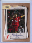 2025-26 Topps Focus Liverpool Steven Gerrard Moments In Time