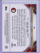 2023-24 Topps Chrome UEFA Leo Sauer Green Refractor 74/75