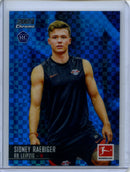 2021-22 Topps Bundesliga Stadium Club Chrome Sidney Raebiger Blue X-Fractor