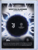 2024-25 Topps Chrome UEFA Club Comps Weston McKennie Circle of Power