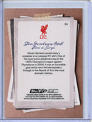 2025-26 Topps Focus Liverpool Steven Gerrard Moments In Time