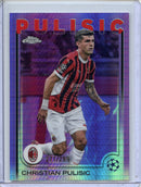 2024-25 Topps Chrome UEFA Club Comps Christian Pulisic Violet Prism 271/299