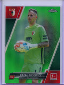 2021-22 Topps Chrome Bundesliga Soccer Rafal Gikiewicz Green Refractor 81/99