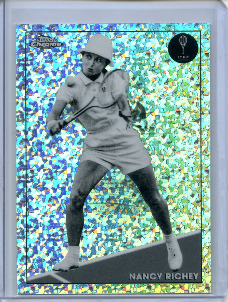 2021 Topps Chrome Tennis Nancy Richey B&W Mini-Diamond