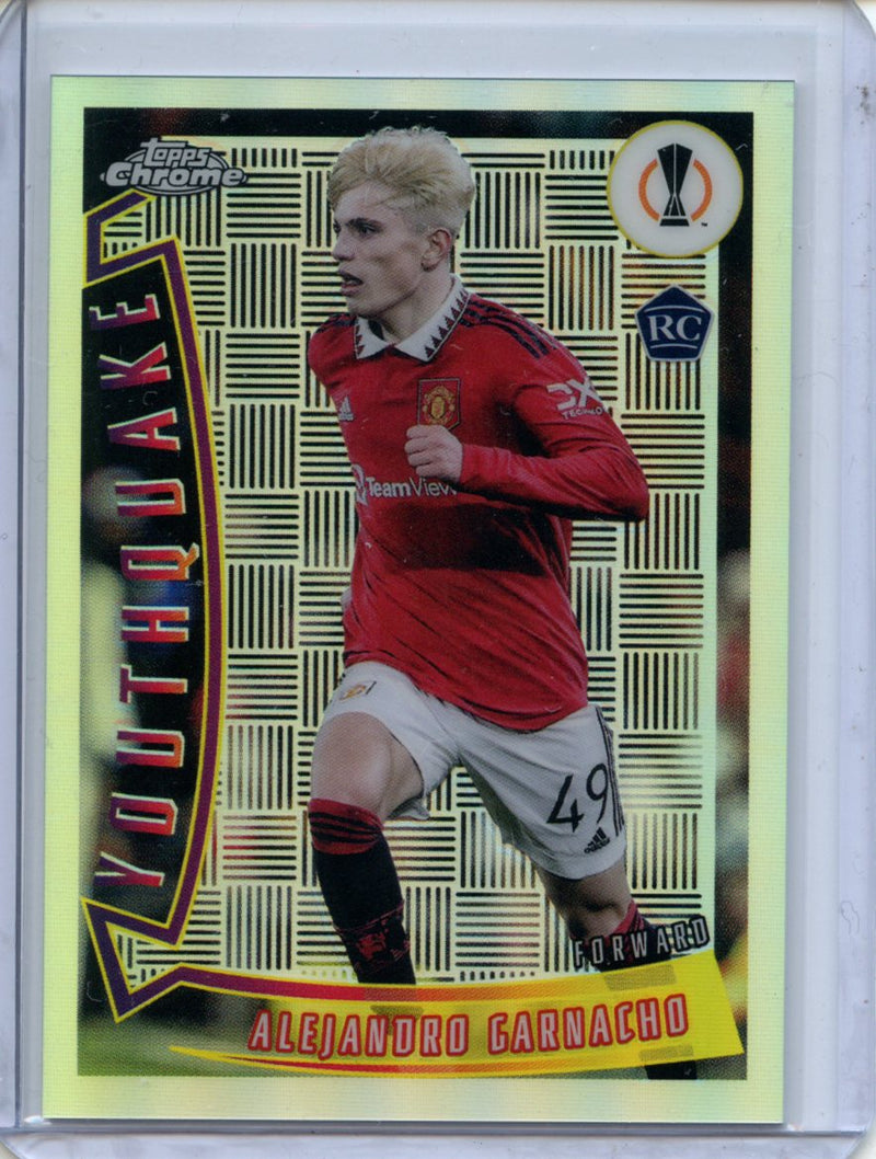 2022-23 Topps Chrome UEFA Alejandro Garnacho Youthquake