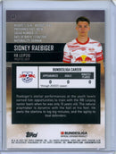 2021-22 Topps Bundesliga Stadium Club Chrome Sidney Raebiger Blue X-Fractor