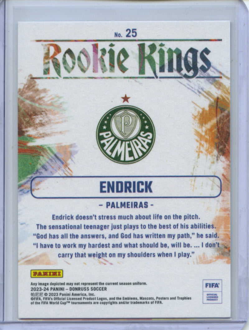 2023-24 Donruss FIFA Endrick Rookie Kings Silver