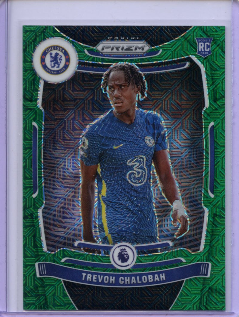2021-22 Panini Prizm Premier League Trevoh Chalobah Green Mojo Prizm