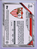 2021-22 Topps Chrome UEFA CL Suso Aqua Refractor 159/199