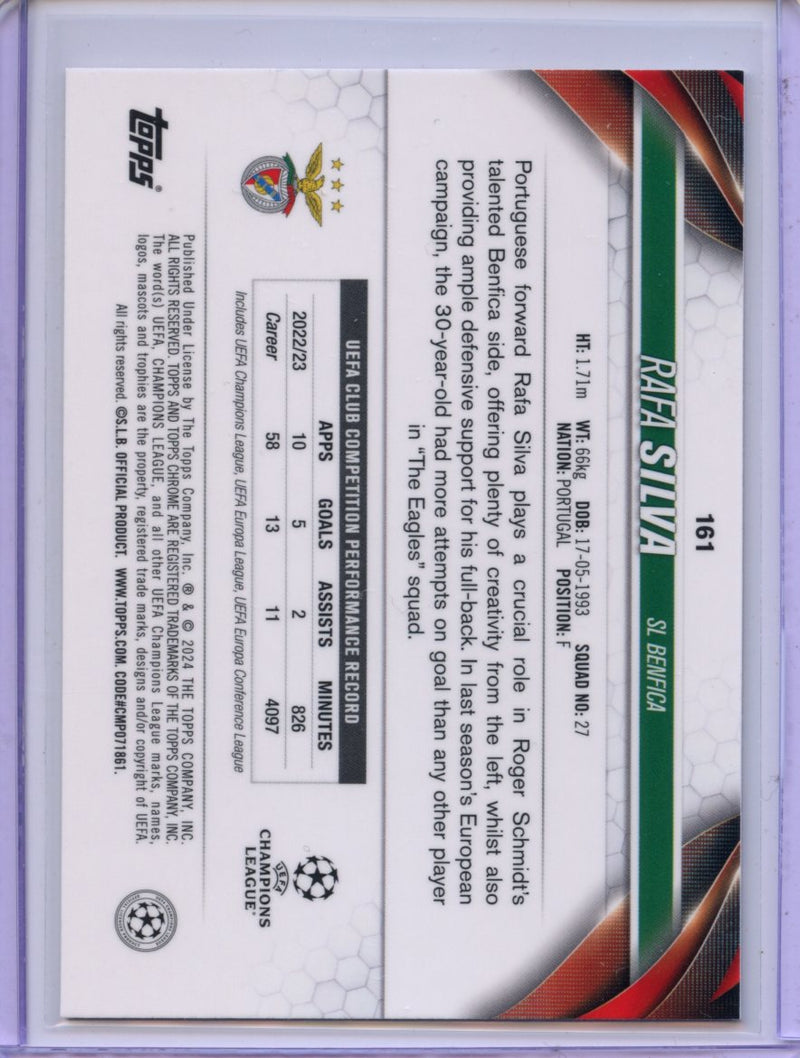 2023-24 Topps Chrome UEFA Rafa Silva Color Match 72/99