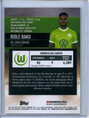 2021-22 Topps Bundesliga Stadium Club Chrome Ridle Baku Blue X-Fractor