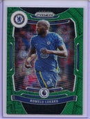 2021-22 Panini Prizm Premier League Romelu Lukaku Green Mojo Prizm