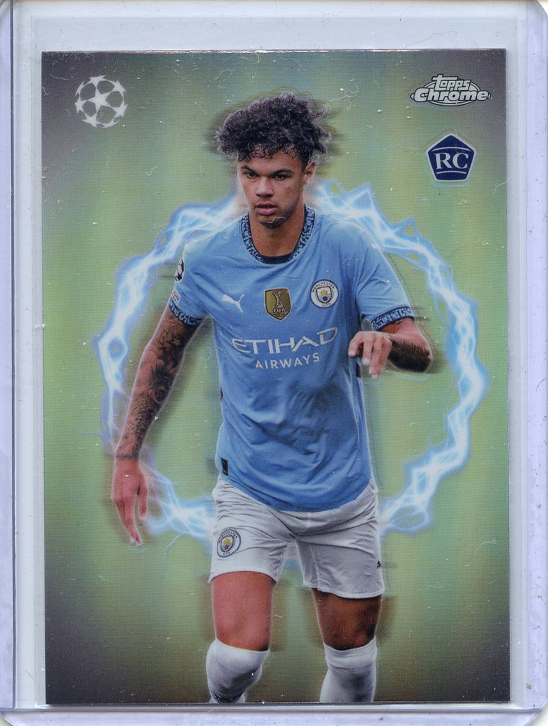 2024-25 Topps Chrome UEFA Club Comps Nico O’Reilly Circle of Power