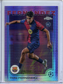 2024-25 Topps Chrome UEFA Club Comps Toni Fernandez Violet Prism 88/299