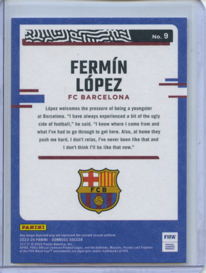 2023-24 Donruss FIFA Fermin Lopez The Rookies