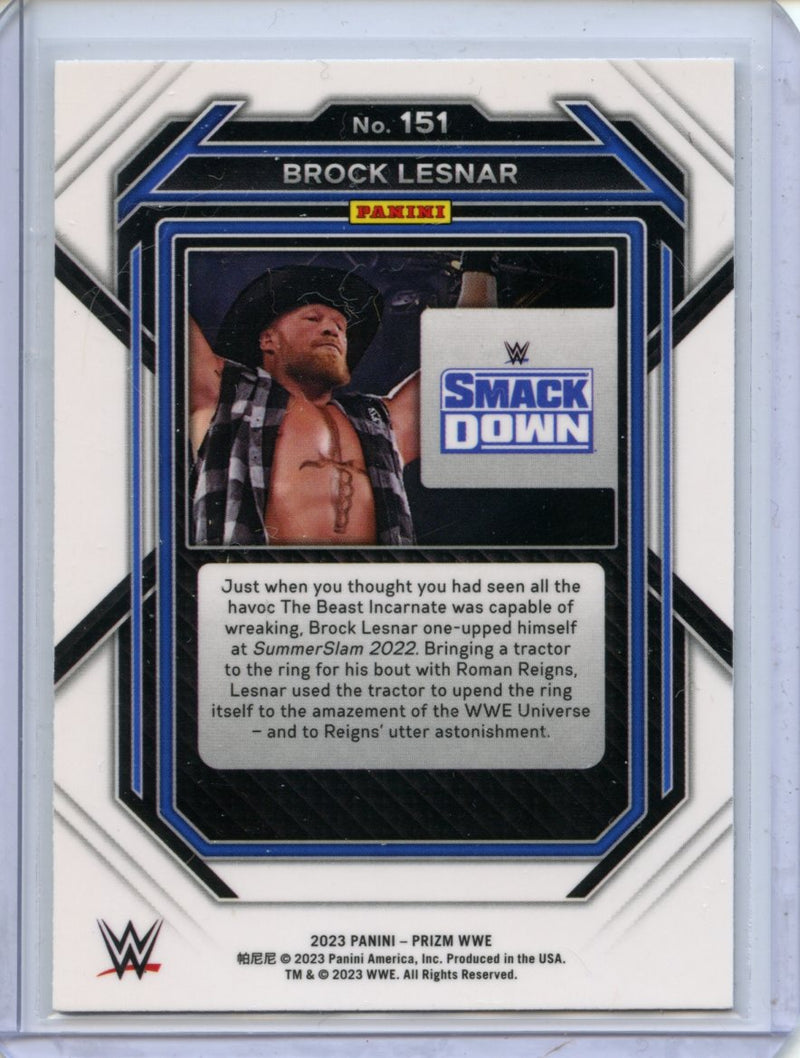 2023 Prizm WWE Brock Lesnar