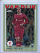 2024-25 Topps Chrome UEFA Club Comps Virgil van Dijk Refractor