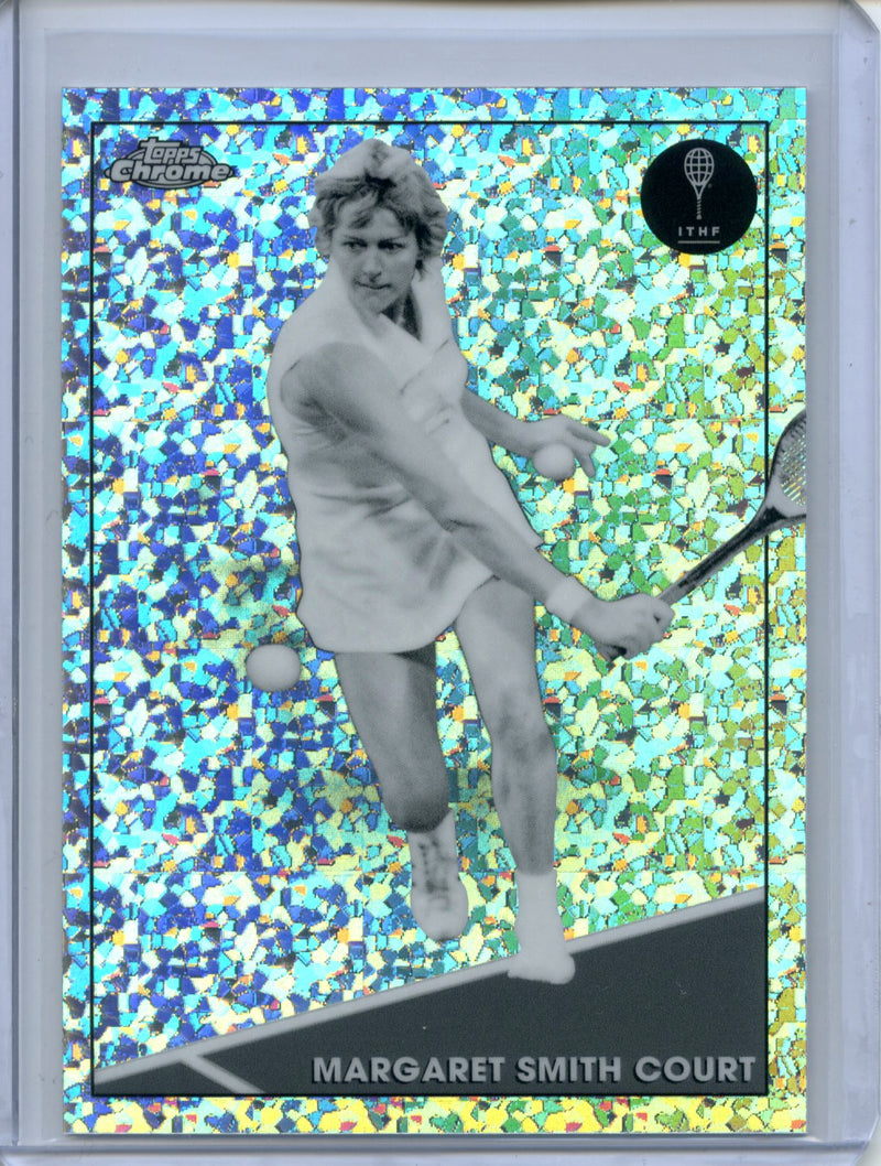 2021 Topps Chrome Tennis Margaret Smith Court B&W Mini-Diamond