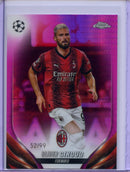 2023-24 Topps Chrome UEFA Olivier Giroud Magenta Prism 52/99