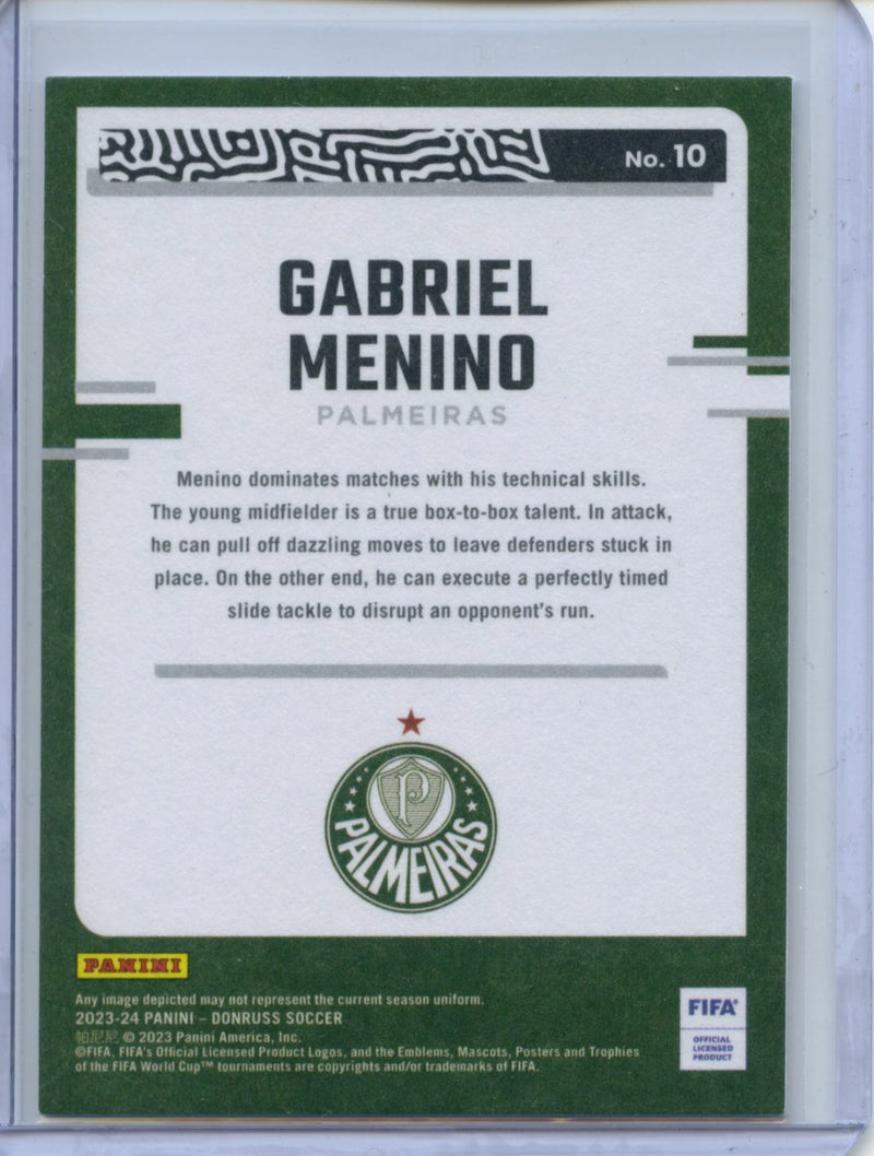 2023-24 Donruss FIFA Gabriel Menino The Rookies