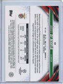 2023-24 Topps Chrome UEFA Angel Di María Aqua Prism Refractor