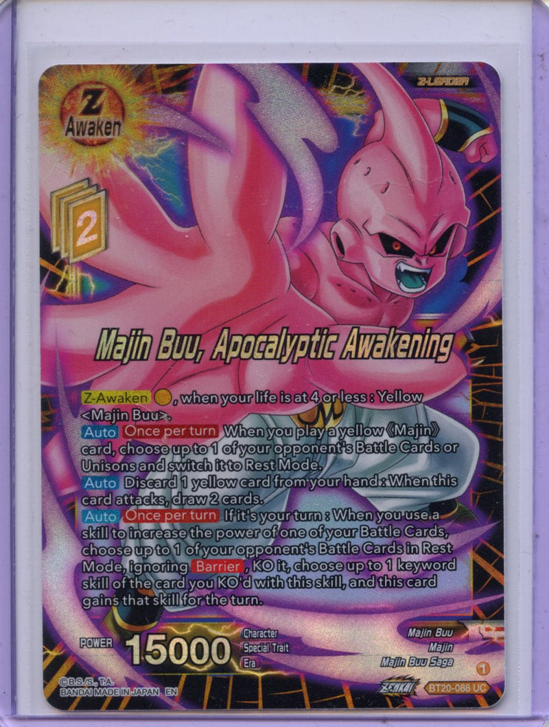 Majin Buu, Apocalyptic Awakening - Power Absorbed BT20-088 UC Foil