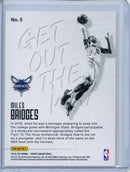 2019-20 NBA Hoops Miles Bridges Get Out Of The Way