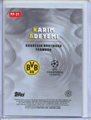 2025-26 Topps Chrome UEFA Club Comps Karim Adeyemi Power Players