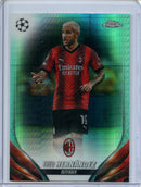 2023-24 Topps Chrome UEFA Theo Hernandez Aqua Prism Refractor