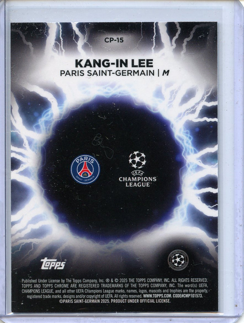 2024-25 Topps Chrome UEFA Club Comps Kang-in Lee Circle of Power